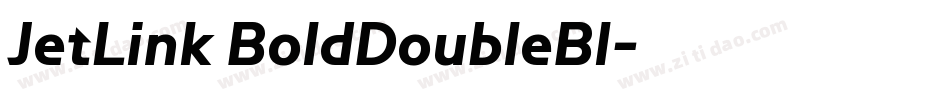JetLink BoldDoubleBl字体转换